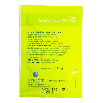 Safbrew S-33, 11g, Fermentis - REA