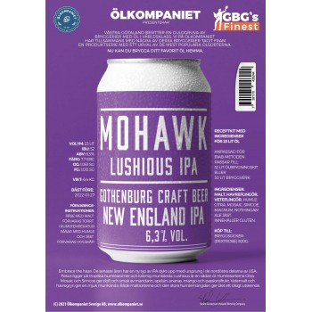 Receptkit - Mohawk Lushious IPA