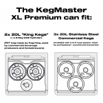 Kegerator - Kegmaster Premium XL 3 Tap